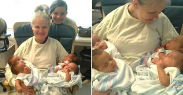 42-Year-Old Mom Who Thinks She’s Having Triplets Ends Up Having Identical Quadruplets (Photos)