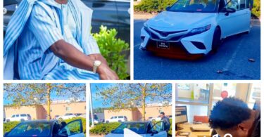 Congratulations pour as Omo Banke acquire a brand new Toyota Camry worth 30 million Naira (video)