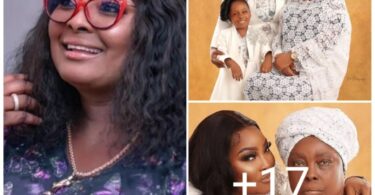 Actress Ronke Odunsanya shares stunning three generations photo, flaunts her mother and Daughter (See Photos)