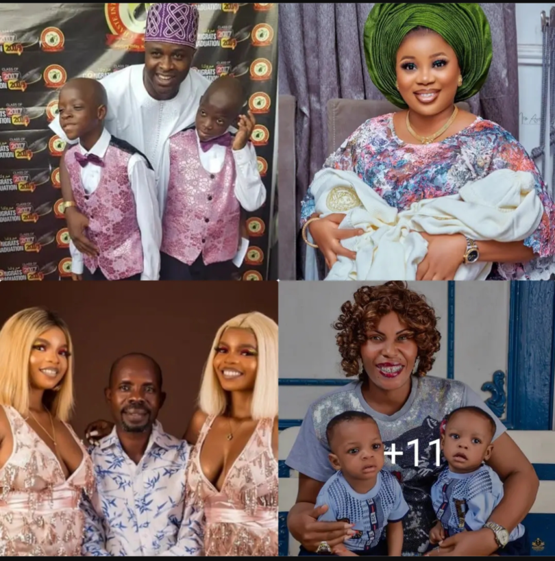 Checkout Top 10 Popular Nollywood Actresses With Twins Children (Photos)