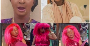 Fans Hail Those Behind Aunty Ramota Dressing As She Step Out In A Beautiful Pink Match Outfit (Watch)