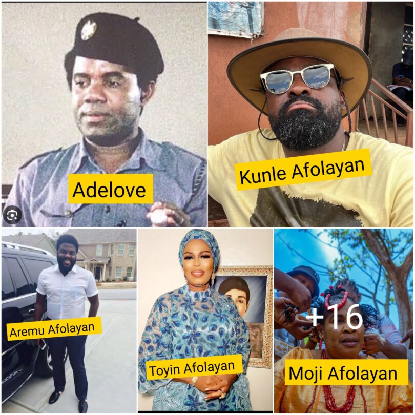 The Afolayans – The story of how Kunle, Aremu, Gabriel, Moji and Lola were able to continue the acting Legacy of their father and brother, Adeyemi “Adelove” Afolayan