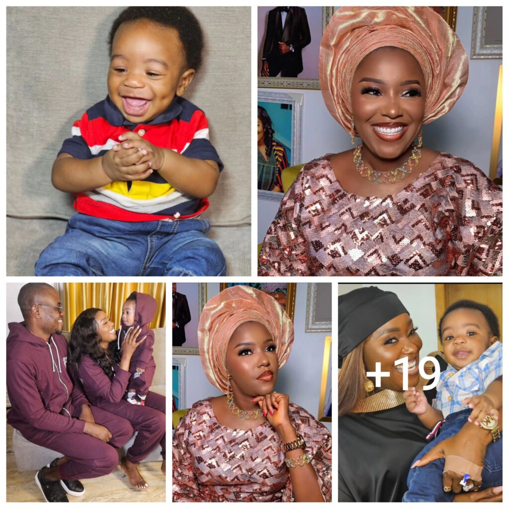 Actress Biola Adebayo celebrate son as he clocks 6-month (Photos) - Diary