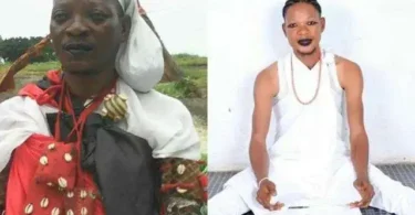 Meet Popular Yoruba Actor, Lalude’s Look-alike Son Who Is Also A Traditionalist (Photo)