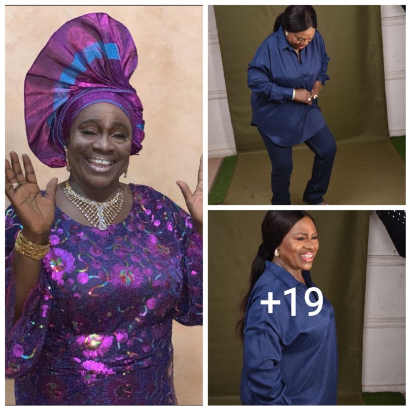 Veteran Actress, Mama Rainbow Grateful as she marks 81st Birthday in style (Photos)