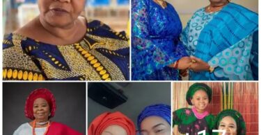 3 Copies of One Person, See wonderful Pictures of Bimbo Oshin, Her Daughter and Her Mother (Photos)