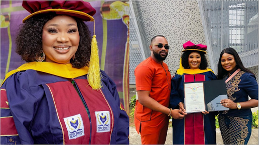 Actress Jaiye Kuti Says As She Receive Honorary Doctorate Degree US University