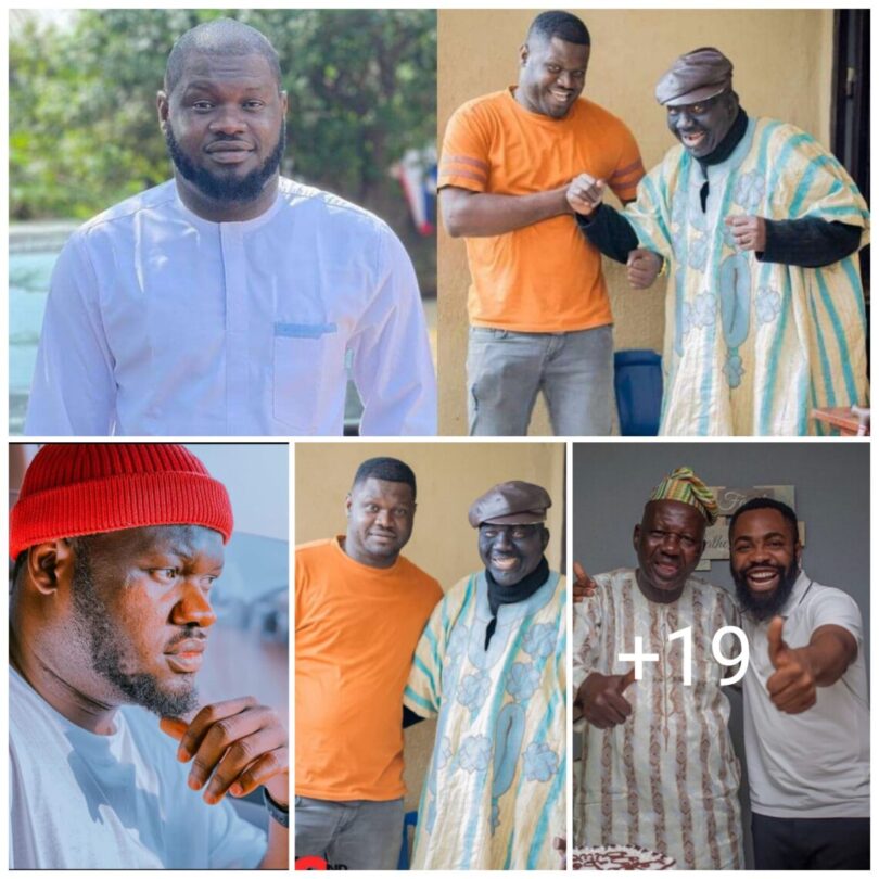 Late Baba Suwe’s son, filmmaker Adesola Omidina, celebrates as he marks a new age (Photos)