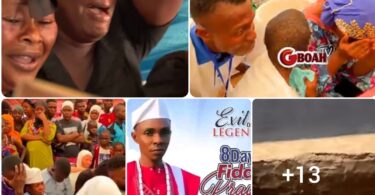 This Will Make You Cry! Sisi Quadri’s 4 Children And Family Are Seriously Crying Non-stop At Their Dad’s Firdau