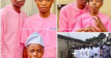 See the little young boys Yoruba actor Sisi Quadri left behind without no wife to take care of them