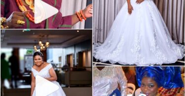 Actress Funke Etti releases wedding photos To Mark 45Th Birthday Weeks After She Welcomes Triplets