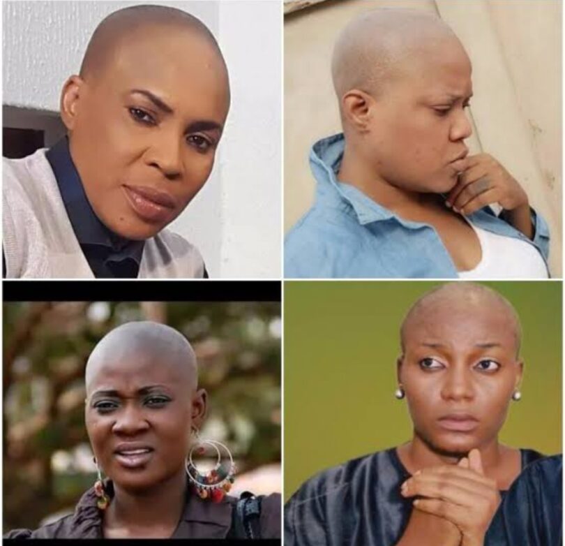 Who Among These Nollywood Stars rocked the bald better?