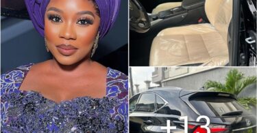 Actress Wumi Toriola Celebrates As She Splashes Millions On Brand New Lexus (Photos)