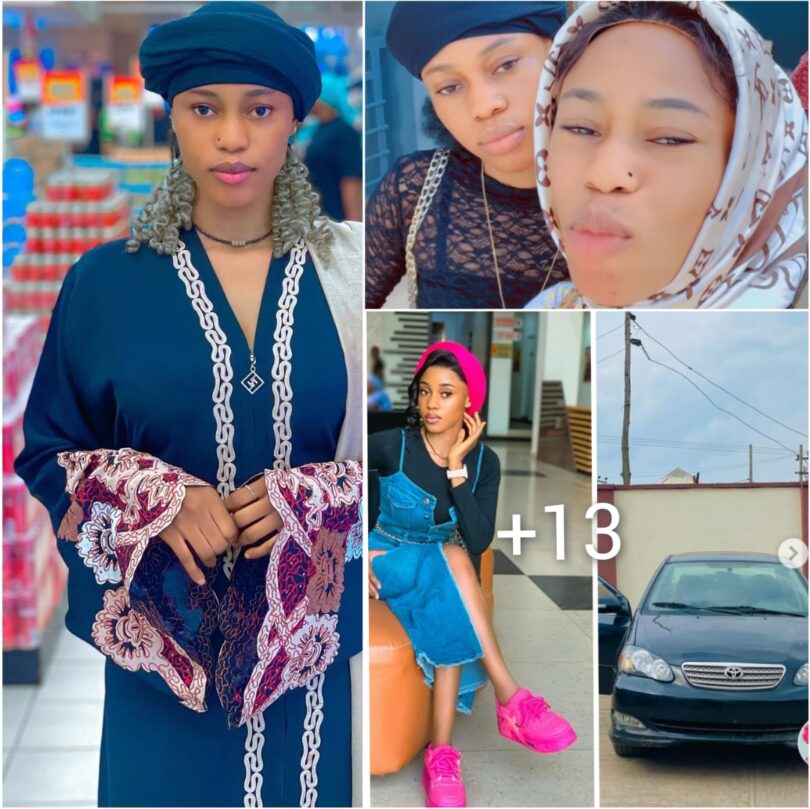 Congratulations As Skit Maker Aminah Omotola Gold Aquires Brand New Car (Photos)