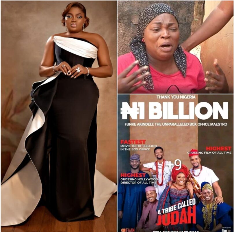 Funke Akindele get emotional as her movie A Tribe Called Judah losses out in AMVCA award night