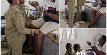 Emotional moment Twins Love gave their mum all their Full NYSC Allowance